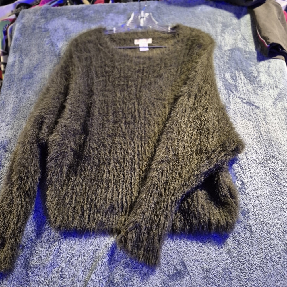 Cozy Gray Silky Soft If It Were Me Sweater